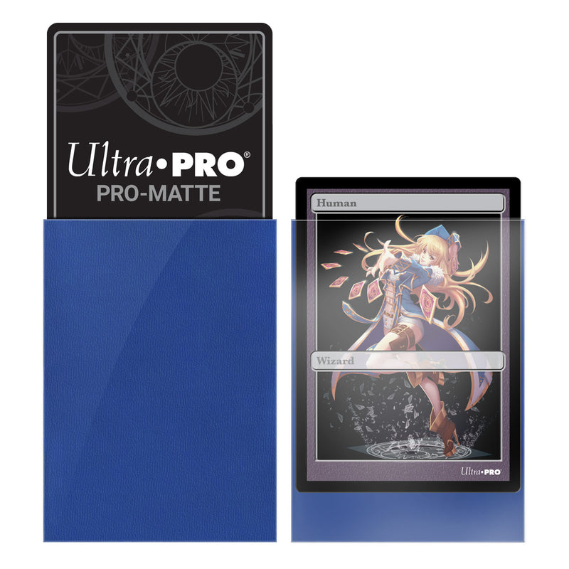 PRO-Matte Small Deck Protector 60 (Blue) | Ultra Pro