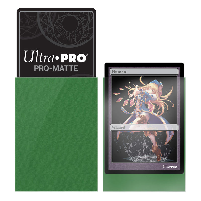 PRO-Matte Small Deck Protector 60 (Green) | Ultra Pro