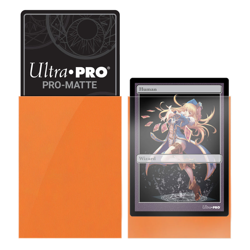 PRO-Matte Small Deck Protector 60 (Orange) | Ultra Pro