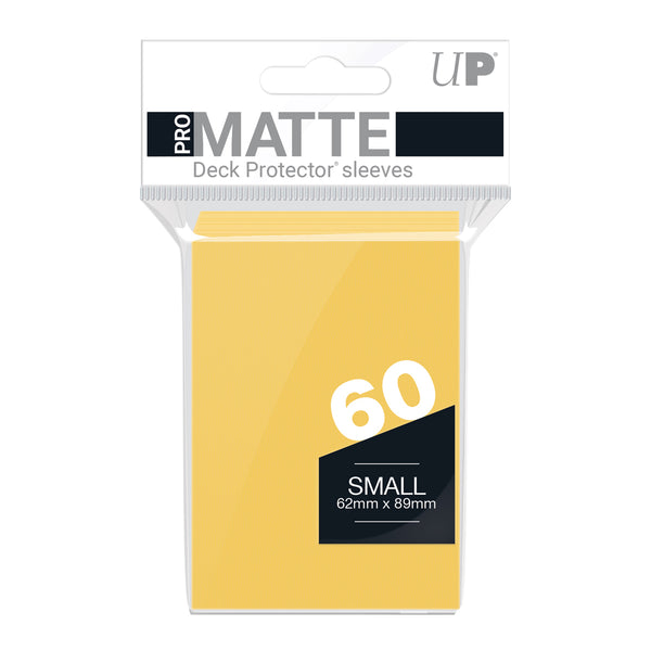 PRO-Matte Small Deck Protector 60 (Yellow) | Ultra Pro