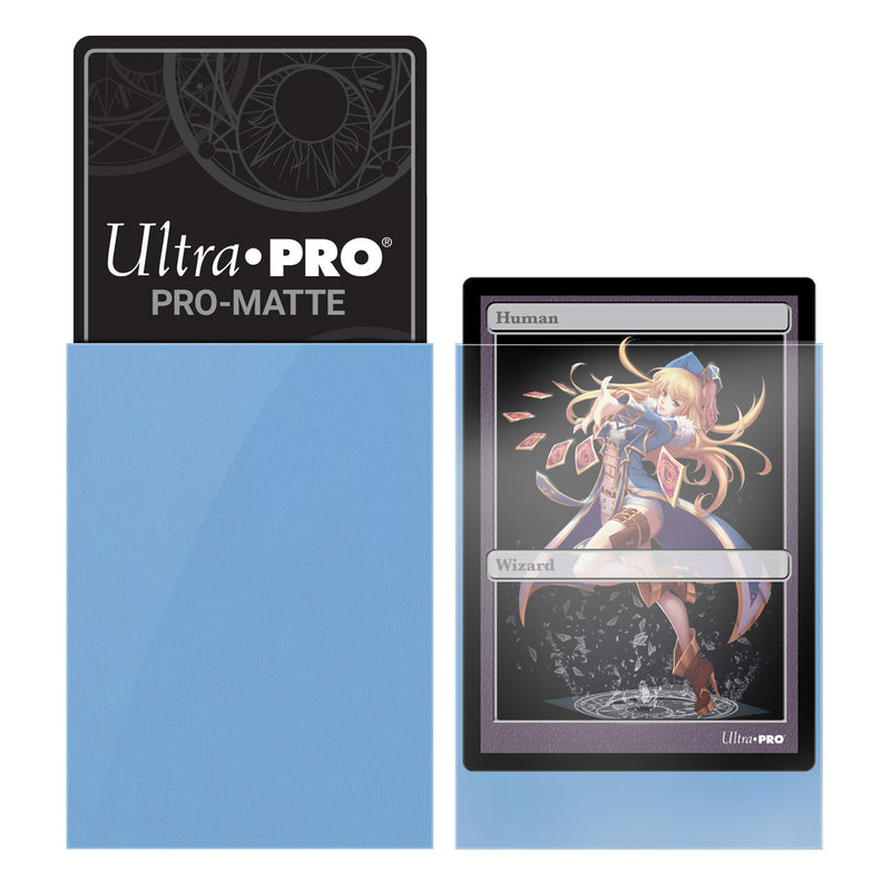 PRO-Matte Small Deck Protector 60 (Light Blue) | Ultra Pro