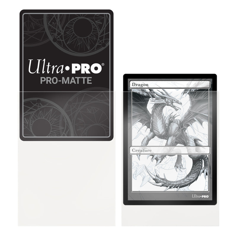 PRO-Matte Standard Deck Protector 100 (Clear) | Ultra Pro