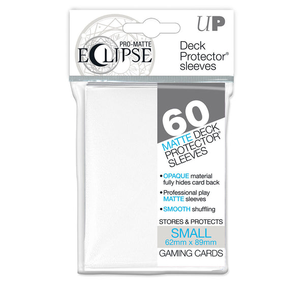 Eclipse PRO-Matte Small Deck Protector 60 (Arctic White) | Ultra Pro