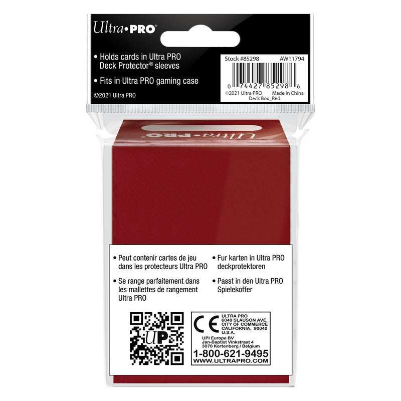 PRO 80+ Deck Box (Red) | Ultra Pro