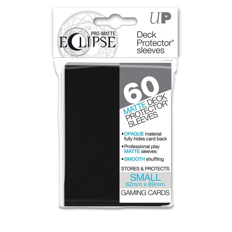 Eclipse PRO-Matte Small Deck Protector 60 (Jet Black) | Ultra Pro