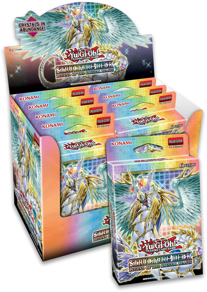 Structure Deck: Legend of the Crystal Beasts Display (8) | Yu-Gi-Oh! TCG